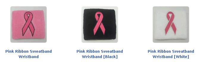 pink ribbons 3 colors