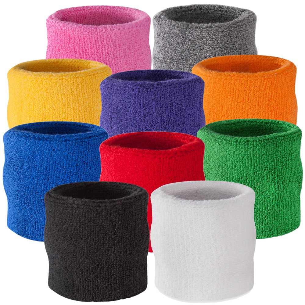 Buy Wrist Sweatbands Wholesale - Colored Sweatbands