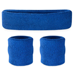 Blue Headbands & Wristbands